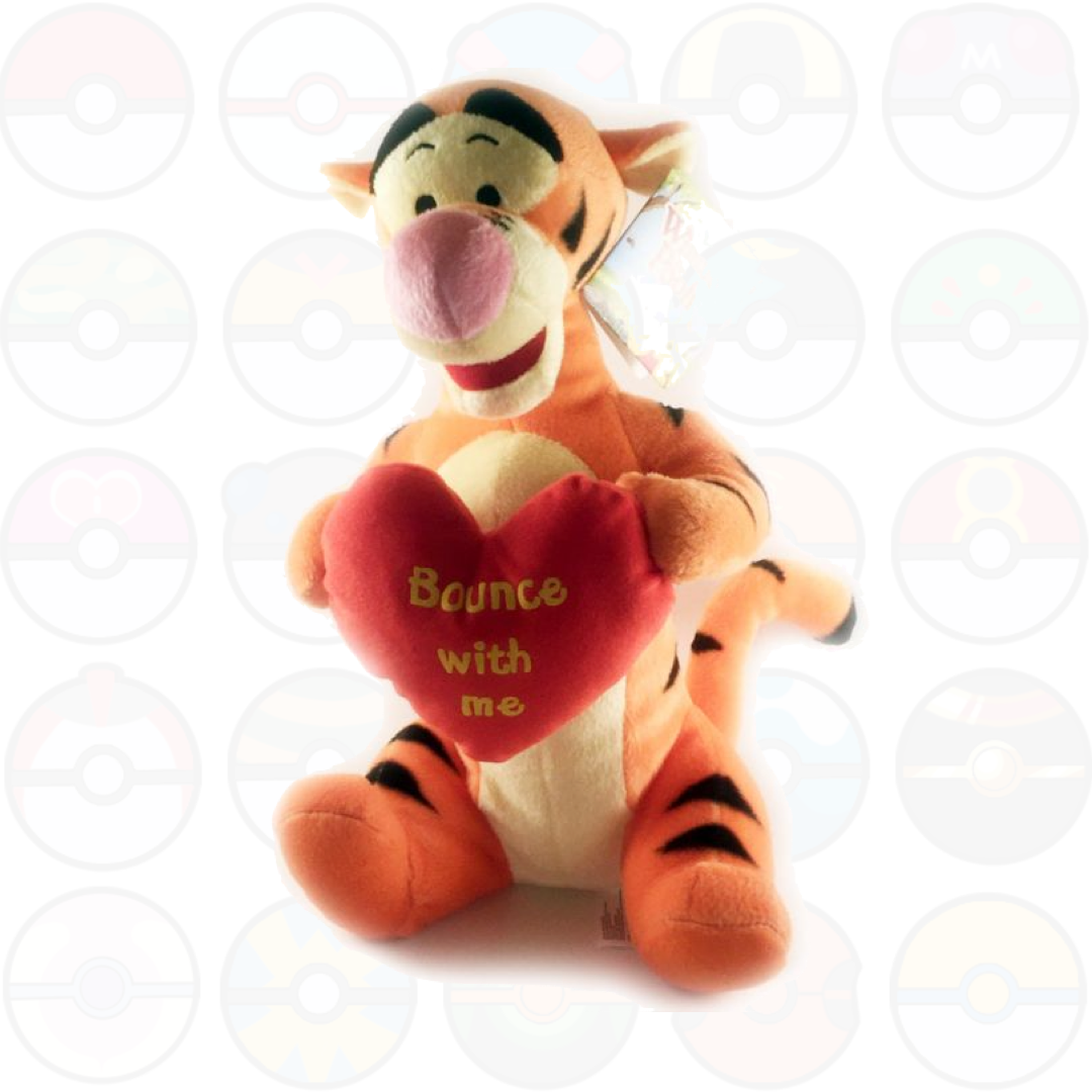 Peluche Disney Winnie The Pooh - Tigro con Cuore - 30cm - Pupazzo Disney Originale