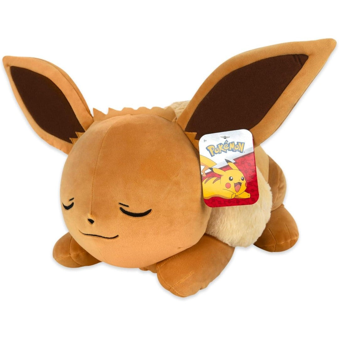 Pokémon - EEVE 46 cm, che dorme – Peluche morbido- peluche pokemon