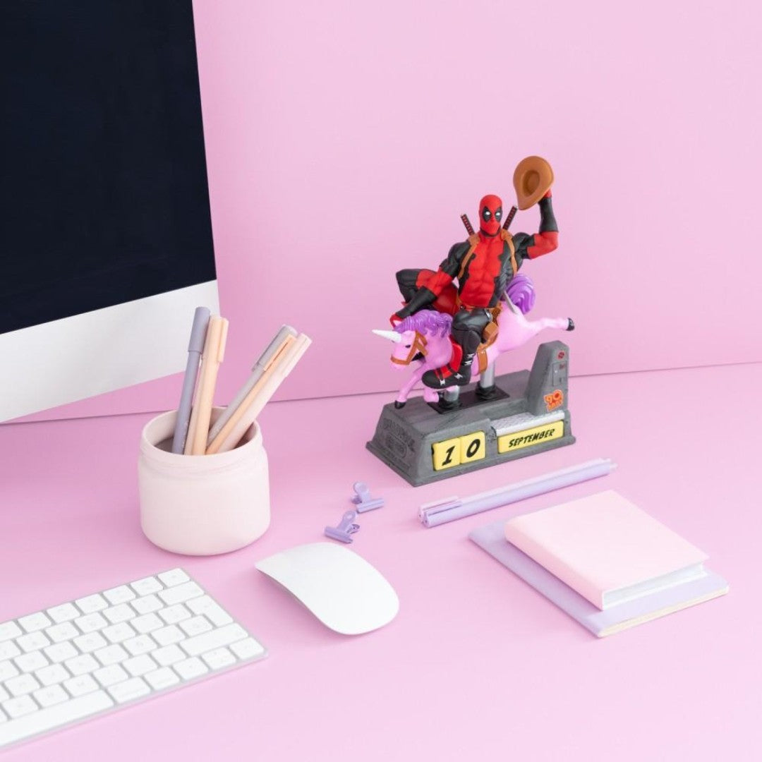 CALENDARIO PERPETUO 3D MARVEL DEADPOOL