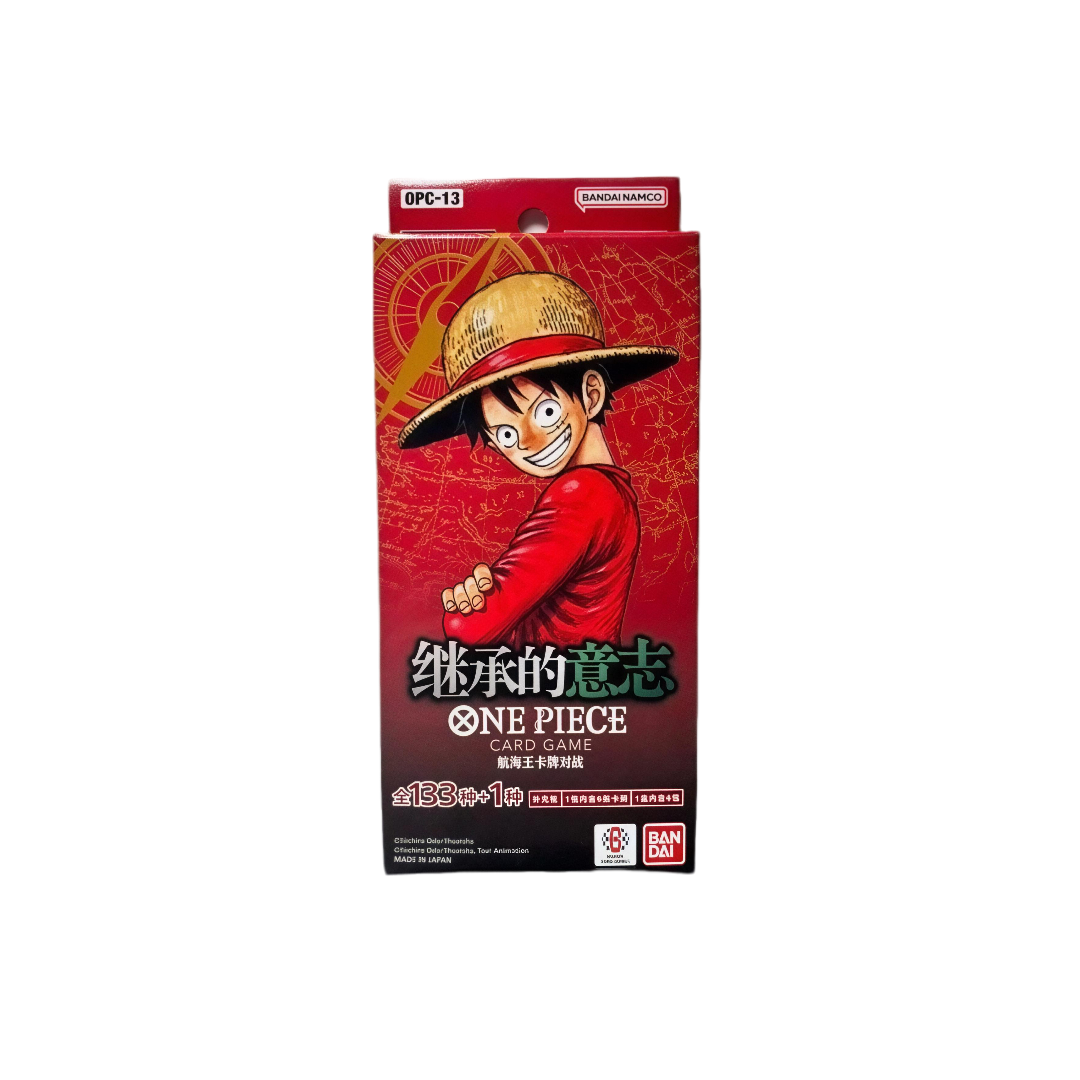 One Piece Card Game OP-13-CARRYING ON HIS WILL-MINI BOX cinese OFFICIAL