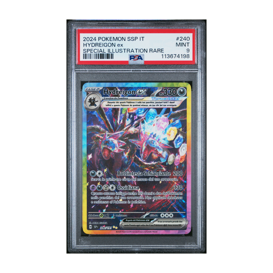 Hydreigon ex special illustration rare 240/191 -PSA 9-(ITA)