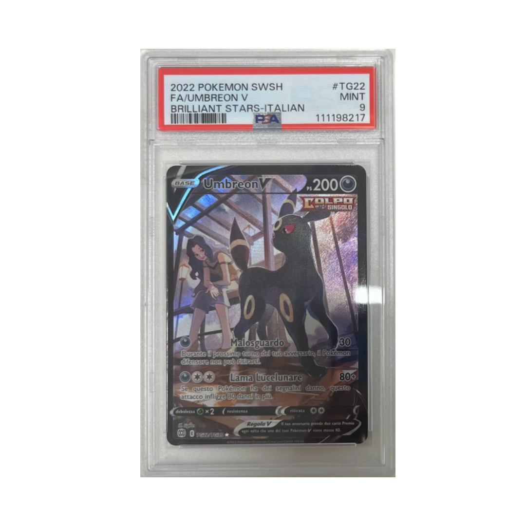 umbreon v tg22/tg30 astri lucenti - PSA 9- CARTA GRADATA ITA