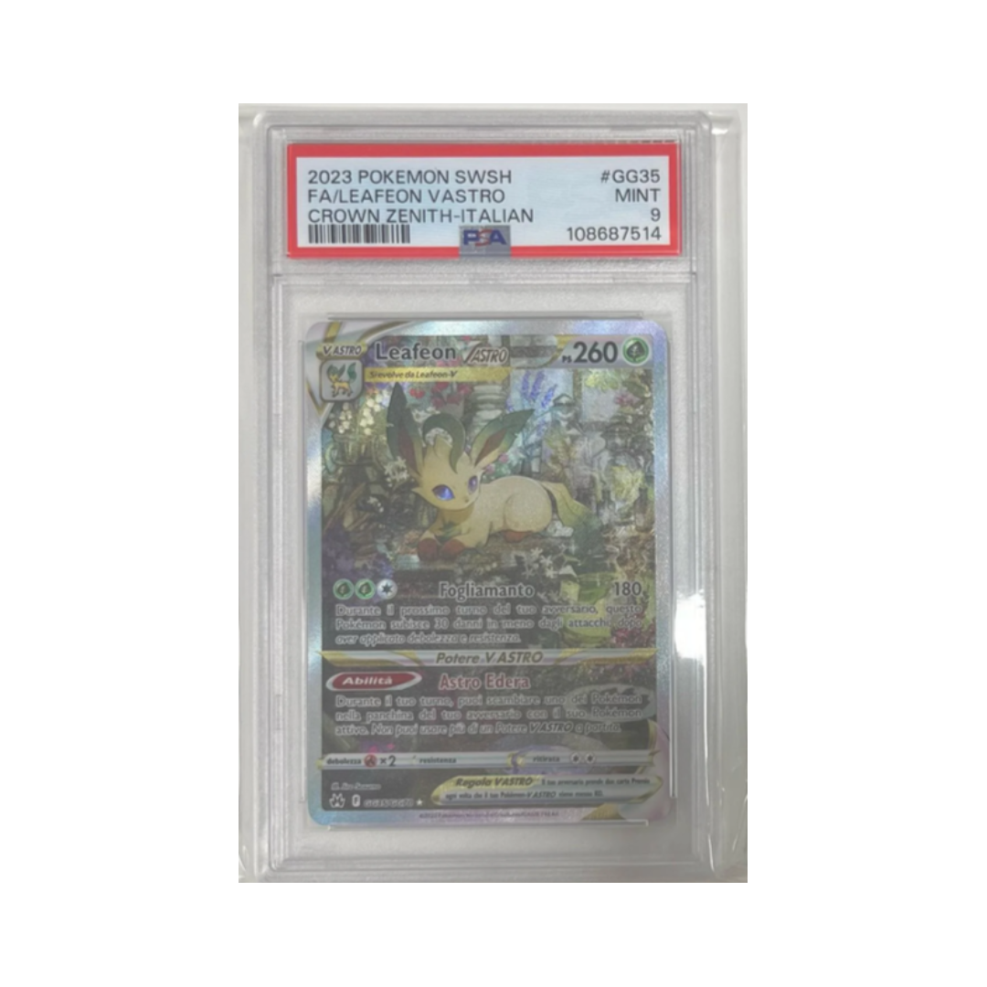 leafeon vastro gg35/gg70 zenit - PSA 9- CARTA GRADATA ITA