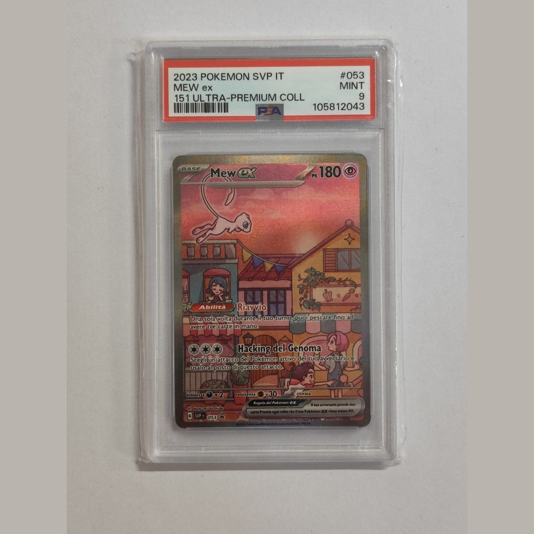 Mew ex special 151 ultra premium collection 053- PSA 9- CARTA GRADATA ITA
