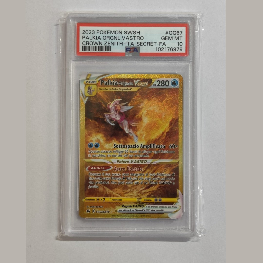 Palkia vastro gg67/gg70 zenit- PSA 10- CARTA GRADATA ITA