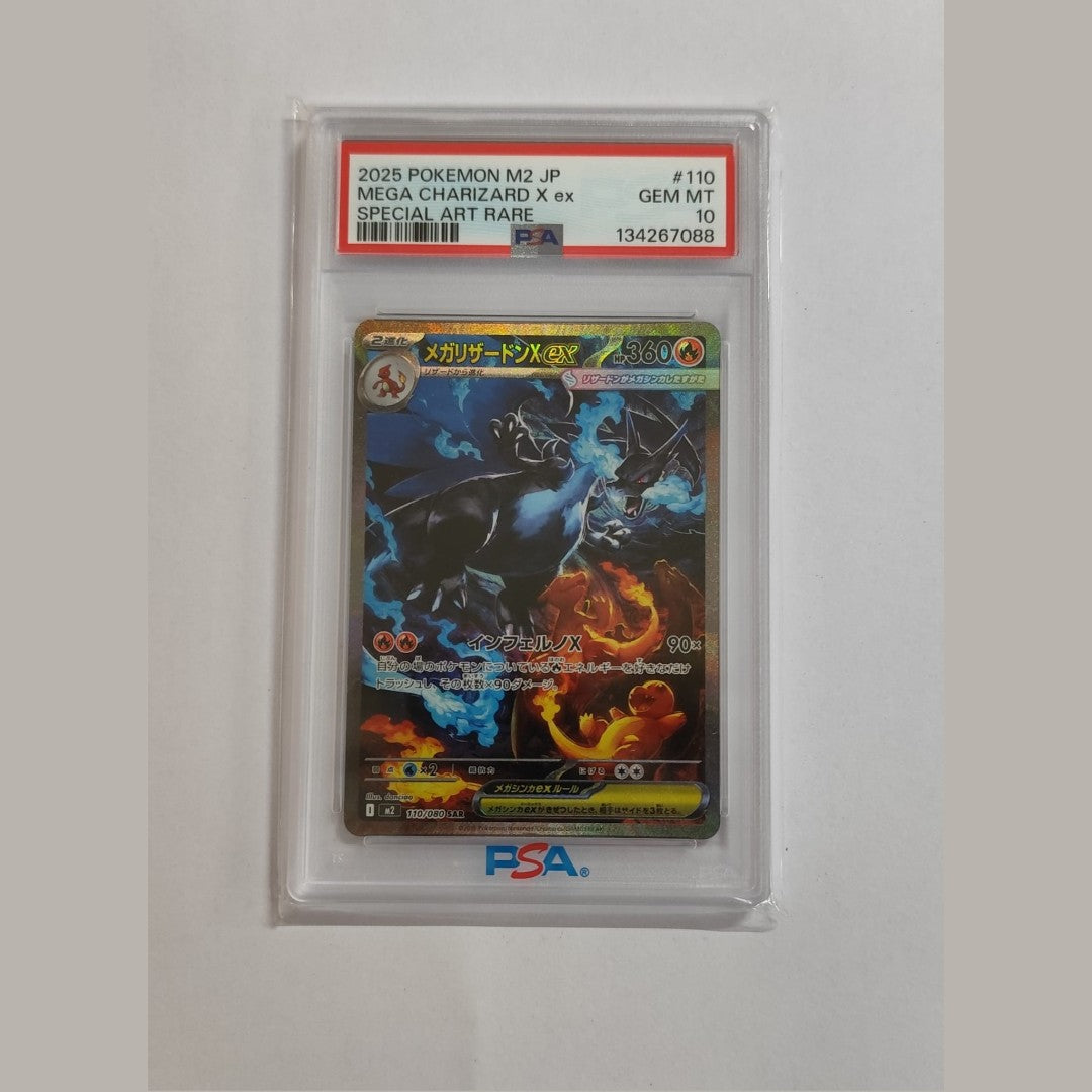 Mega Charizard X Ex special art rare - PSA 10- CARTA GRADATA JAP