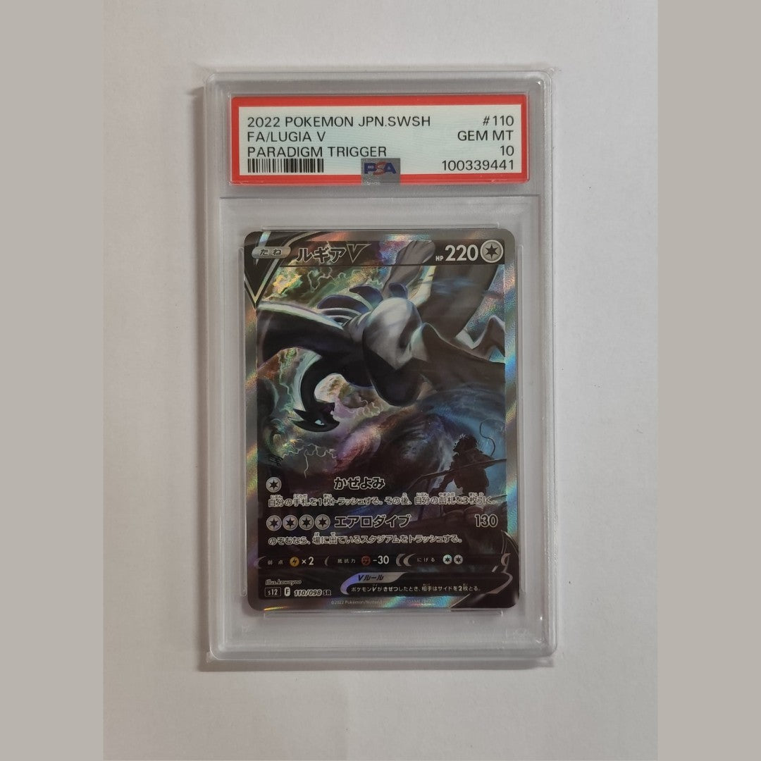 Lugia V tempesta argentata - PSA 10- CARTA GRADATA JAP