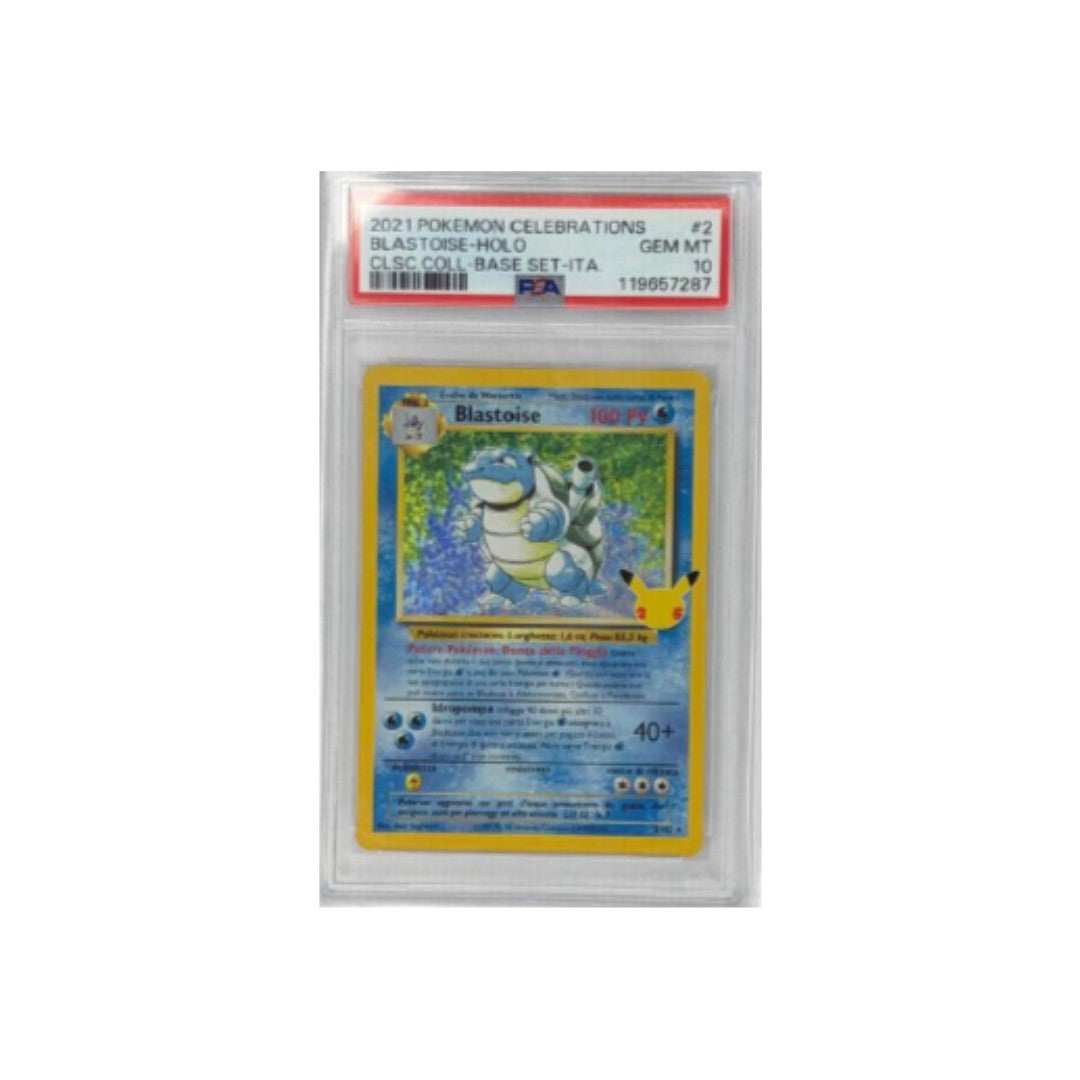 Blastoise holo 25Th Granfesta - PSA 10 GEM MINT - CARTA GRADATA ITA