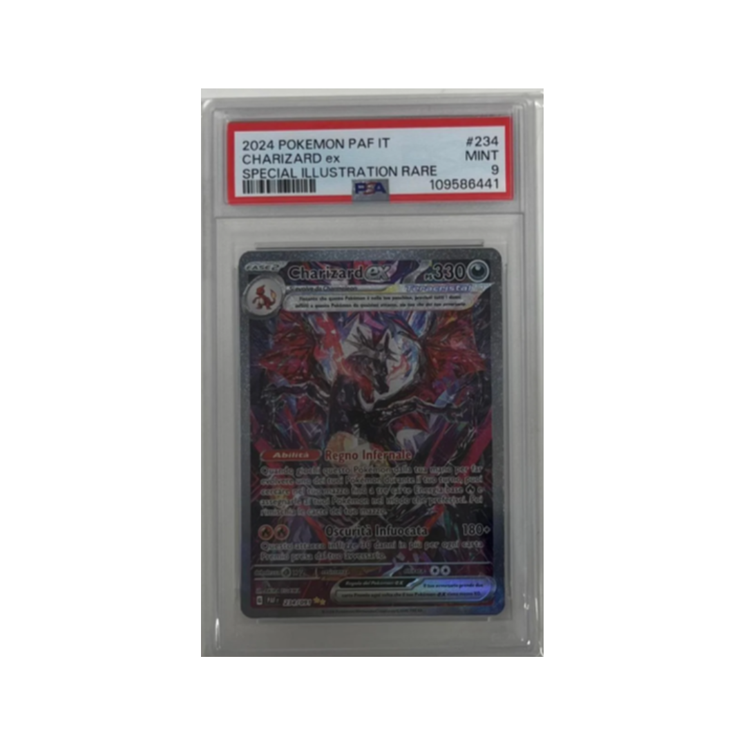 charizard ex 234/91 special ill.rare destino di paldea - PSA 9 - CARTA GRADATA ITA
