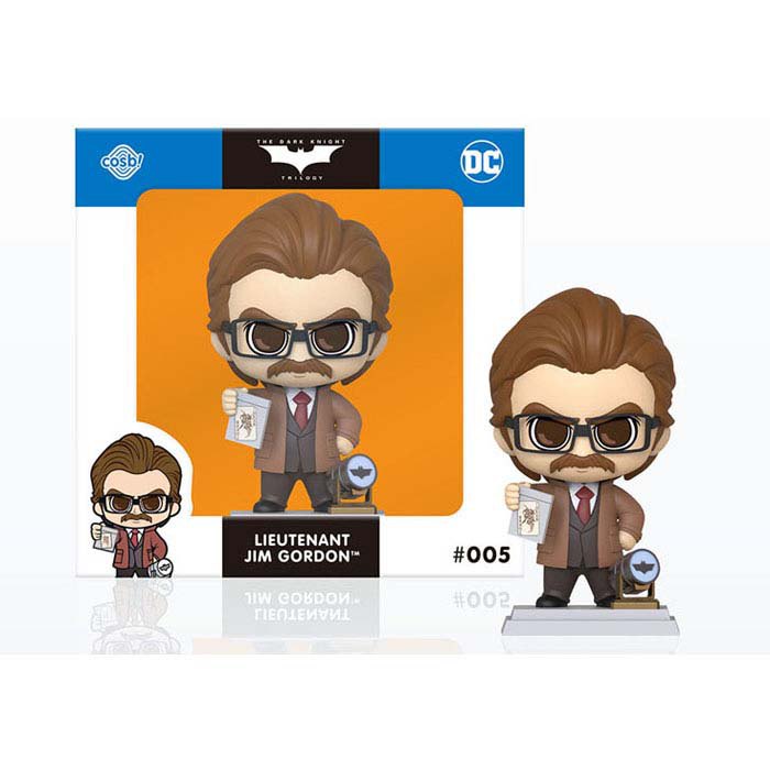 COSBI - La Trilogia del Cavaliere Oscuro - BUNDLE 3 Mini Figure Batman Joker e Gordon 8 Cm