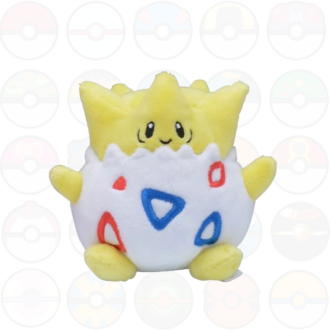Togepi Peluche - Pokemon FIT - Pokemon Center Giapponesi - pupazzo di Togepi originale
