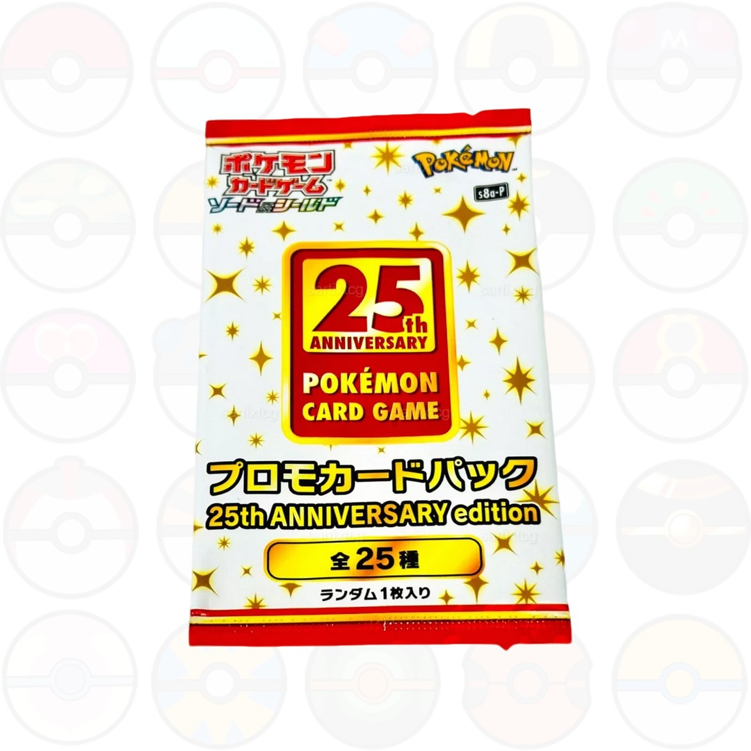 Bustina sigillata-Pokemon-25th anniversary promo jap