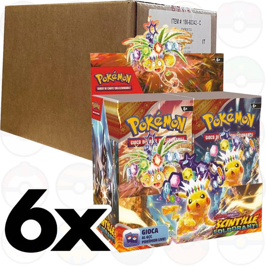CASE DA COLLEZIONE SIGILLATO DA 6 BOX SCINTILLE FOLGORANTI (IT)
