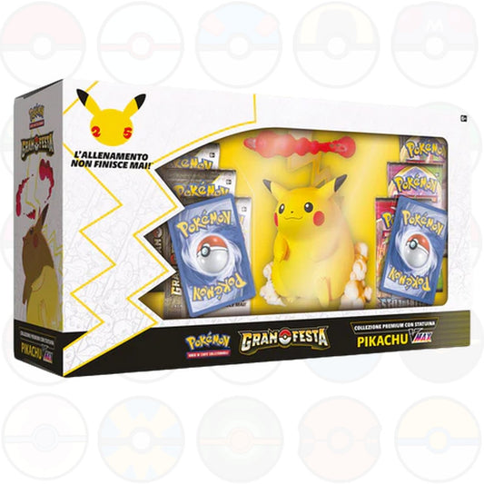 Collezione Premium con statuina Pikachu VMAX GRAN FESTA - Pokemon ITA
