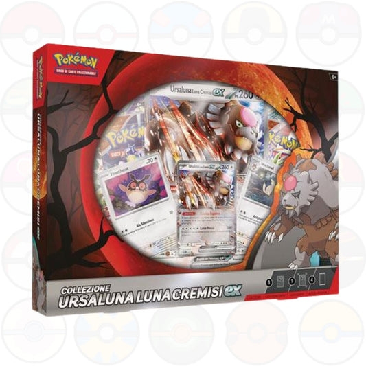 Collezione Ursaluna Luna Cremisi-EX  -Pokemon ITA ( scintille folgoranti- scarlatto e violetto- corona astrale) SECONDA SCELTA