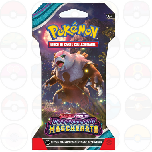 Crepuscolo Mascherato - paper sleeve bustina sigillata (ITA) - Pokemon ITA