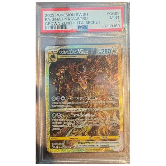 Giratina VASTRO gg69/gg70 GOLD ZENIT - PSA 9 - CARTA GRADATA ITA