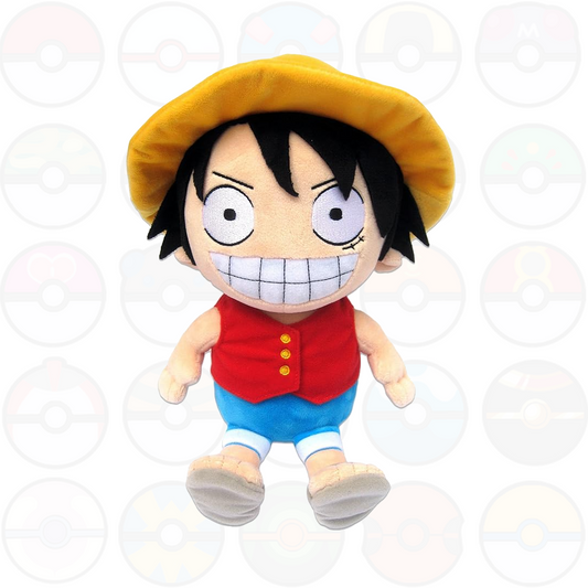 One Piece - Luffy/Ruffy - Peluche One Piece (25cm) - Original & Licensed Manga Anime Ruffy Peluche