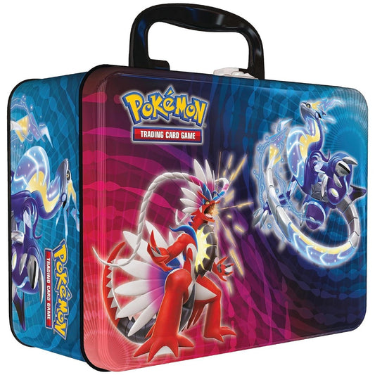 POKEMON SCARLATTO E VIOLETTO -  VALIGETTA IN METALLO CON 6 BUSTINE BACK TO SCHOOL (ITA)