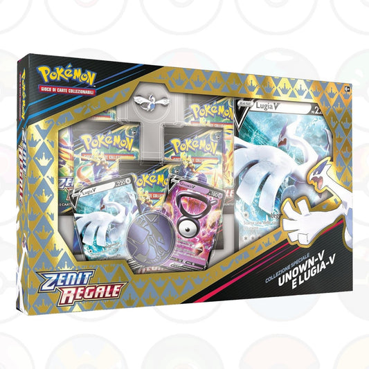 POKEMON ZENIT REGALE COLLEZIONE SPECIALE UNOWN-V E LUGIA-V (ITA)