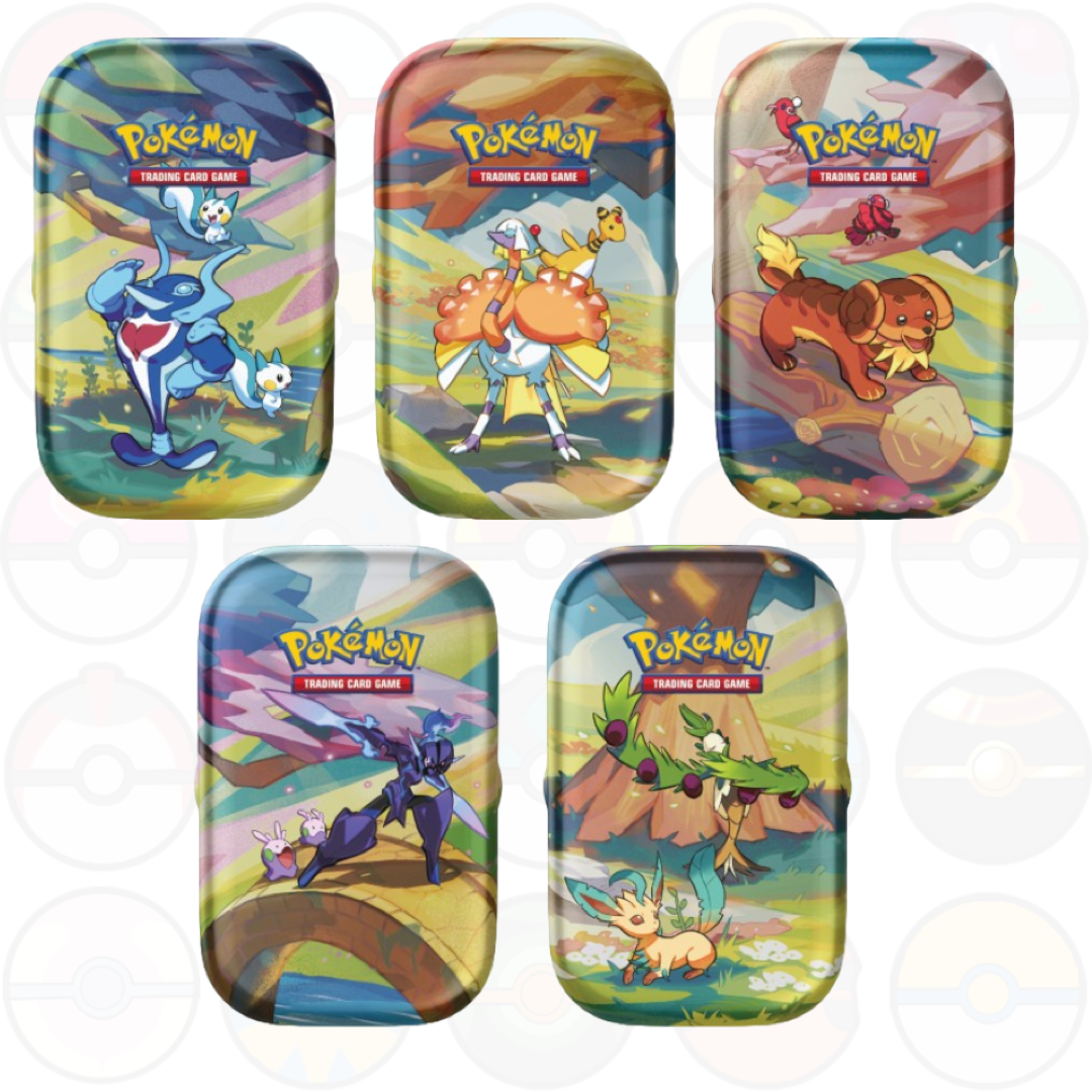 Paldea Sfavillante - Mini Tin Singola casuale (2 bustine ITA Ossidiana Infuocata + Paradosso Temporale) - Pokemon ITA