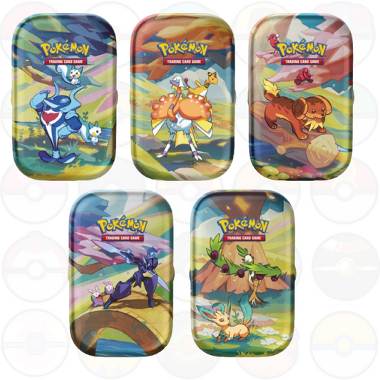 Paldea Sfavillante - Mini Tin Singola casuale (2 bustine ITA Ossidiana Infuocata + Paradosso Temporale) - Pokemon ITA