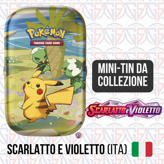 Scarlatto e Violetto - Mini Tin da Collezione Pikachu e Capsakid EX (2 bustine ITA)