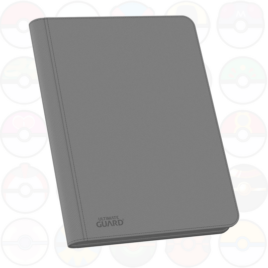 Ultimate Guard Zipfolio 360 - 18 Pocket XenoSkin Grigio - Accessori Carte Collezionabili