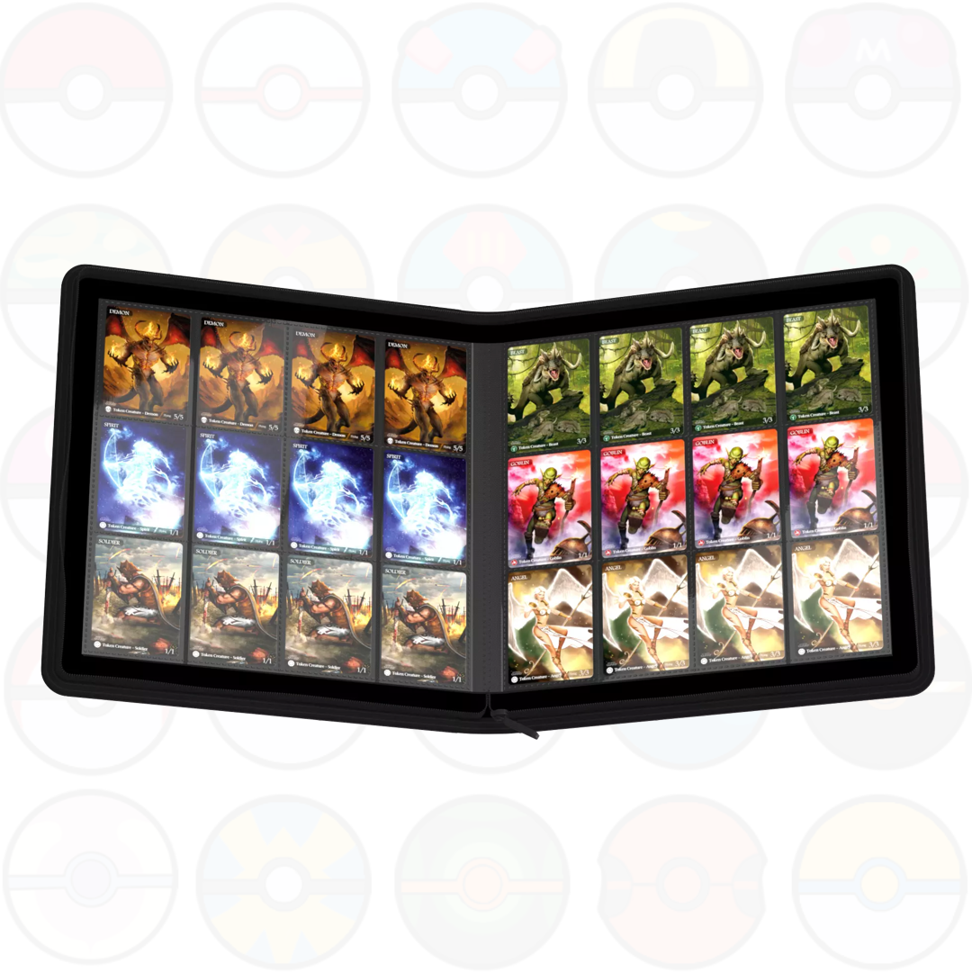 Ultimate Guard Zipfolio 480 - 24 Pocket XenoSkin Black - Accessori Carte Collezionabili