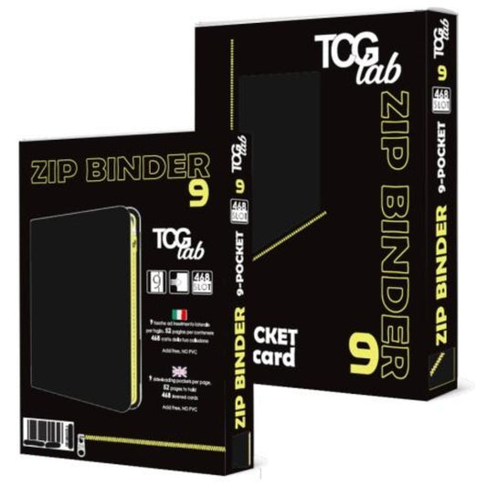 Raccoglitore con zip a 9 Tasche (468carte) - TUTTI I COLORI