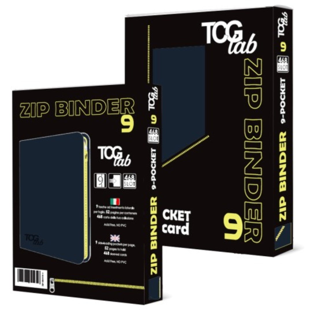 Raccoglitore con zip a 9 Tasche (468carte) - TUTTI I COLORI