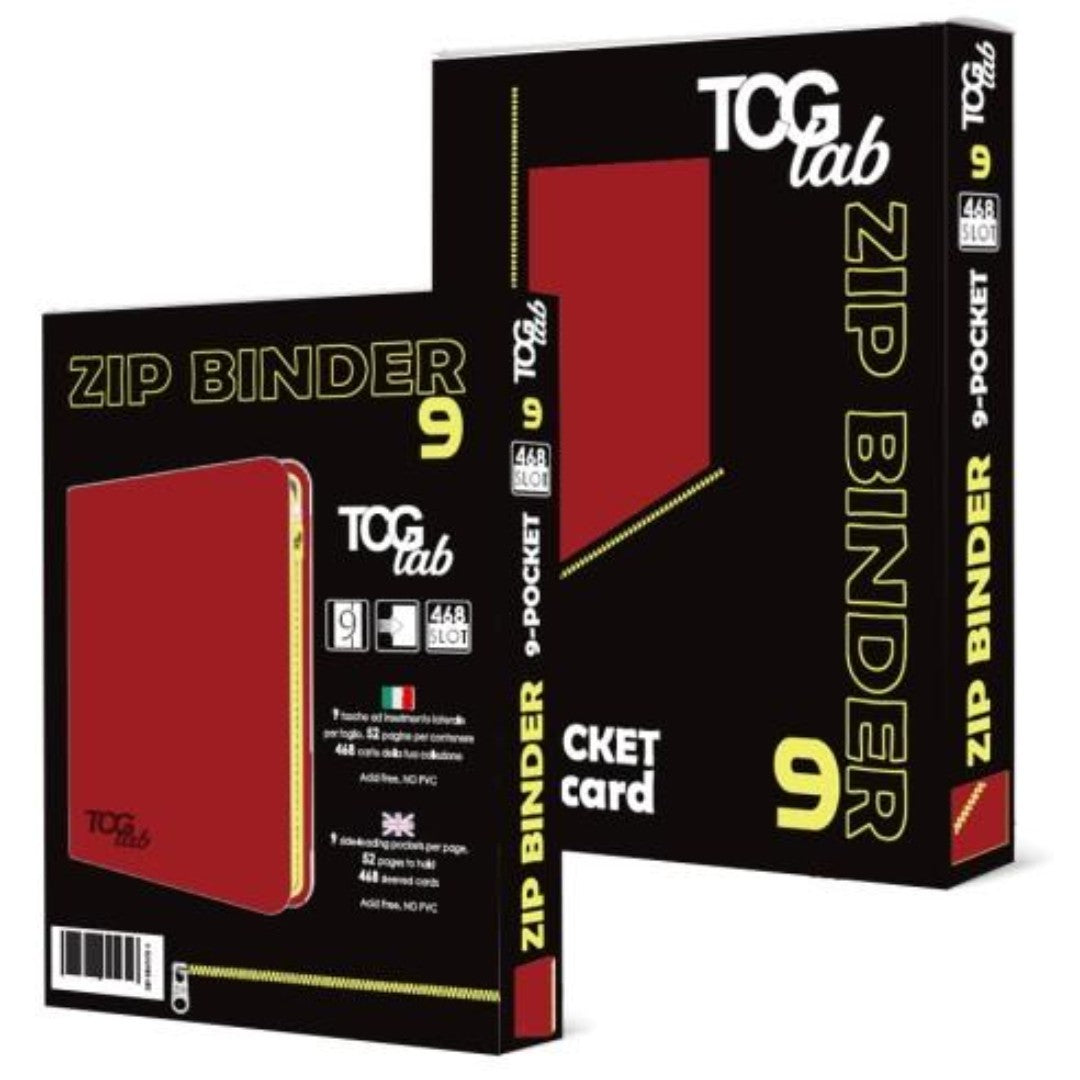 Raccoglitore con zip a 9 Tasche (468carte) - TUTTI I COLORI