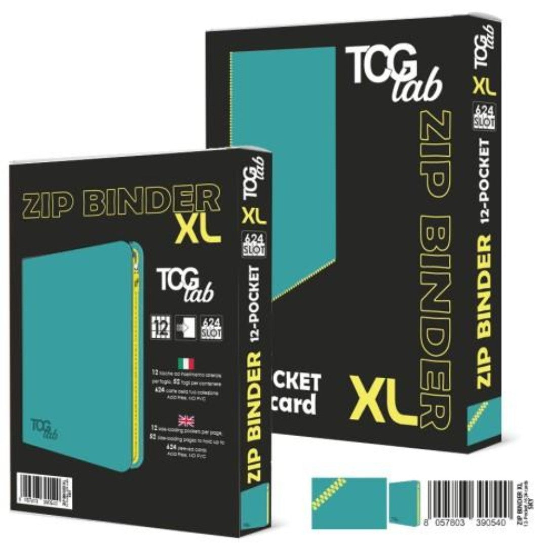 Raccoglitore con zip a 12 Tasche (624carte) - TUTTI I COLORI