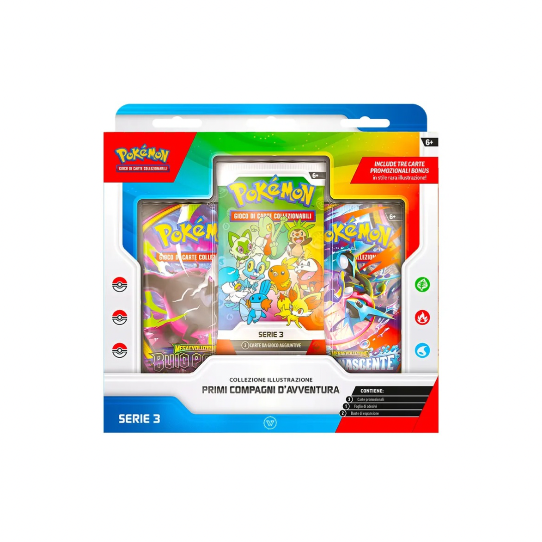Pokemon Collezione Illustrazione - Primi Compagni d'Avventura - Serie 3 (ITA) - Preordine