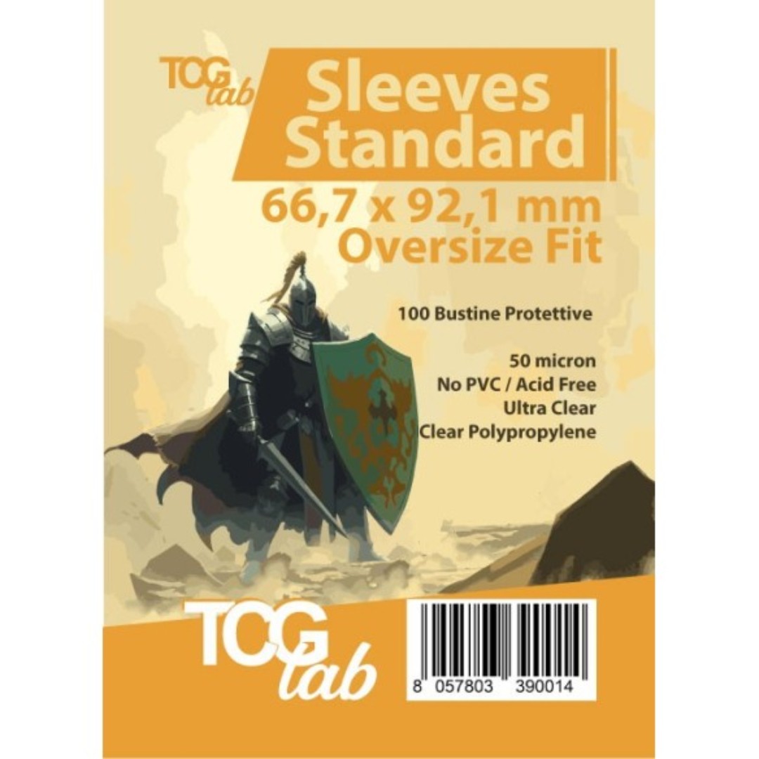 Bustine Protettive Standard Overside Fit - Ultra Clear - 50 micron Economy