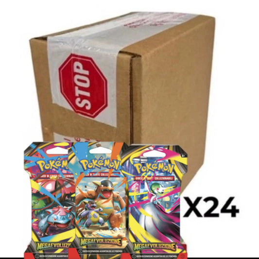 Case paper pack mega evoluzioni-24 paper pack -bustine- pokèmon -ITA