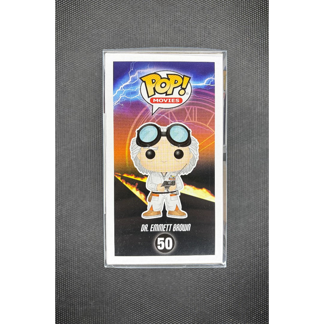 Funko Pop!-DR.Emmett Brown-#50- signed by Christopher Lloyd