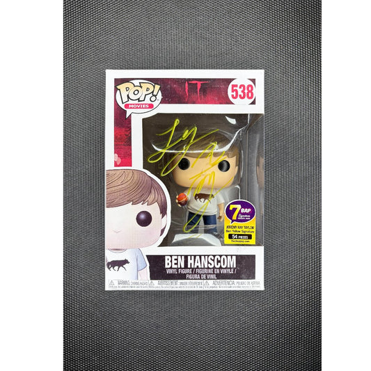 Funko Pop!-Ben Hanscom-#538-signed by Jeremy Ray Taylor