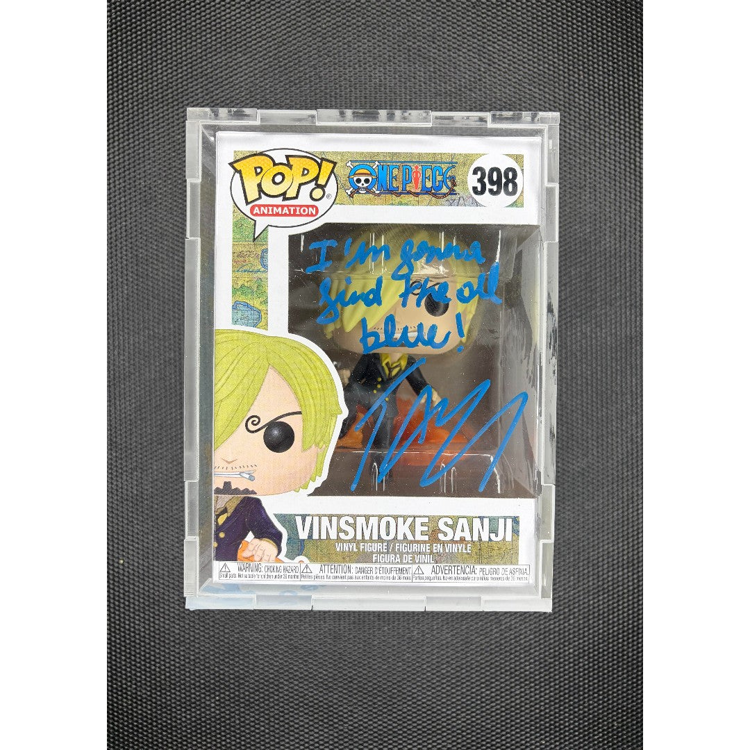 Funko Pop!-Vinsmoke Sanji-#398-signed by Taz Skylar