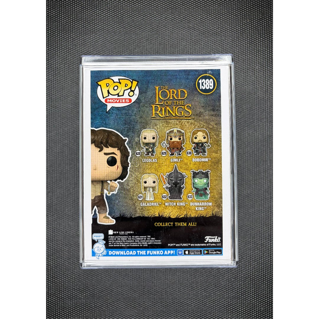 Funko Pop!-Frodo with the ring-#1389-signed by Elija Wood