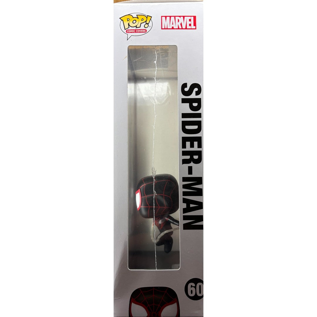 Funko Pop!-Comic Covers-Spider Man-#60-signed by Brian Michael Bendis/Sara Pichelli