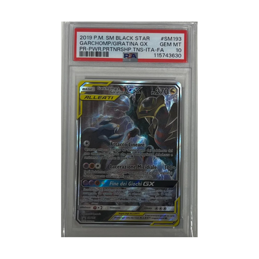 garchomp e giratina ex sm193 alleati - PSA 10- CARTA GRADATA ITA