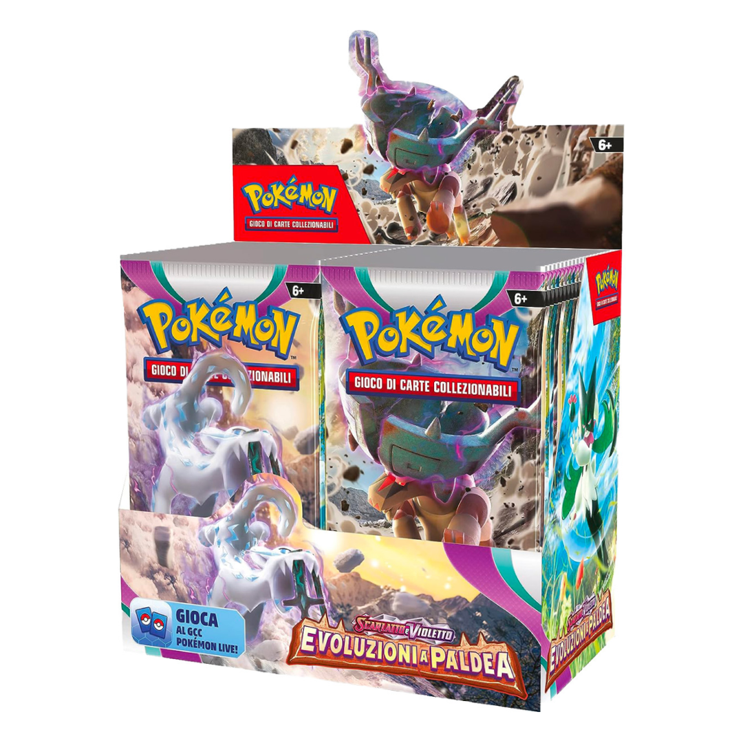 Scarlatto e Violetto - Evoluzioni a Paldea box display da 36 bustine (ITA) - Pokemon ITA