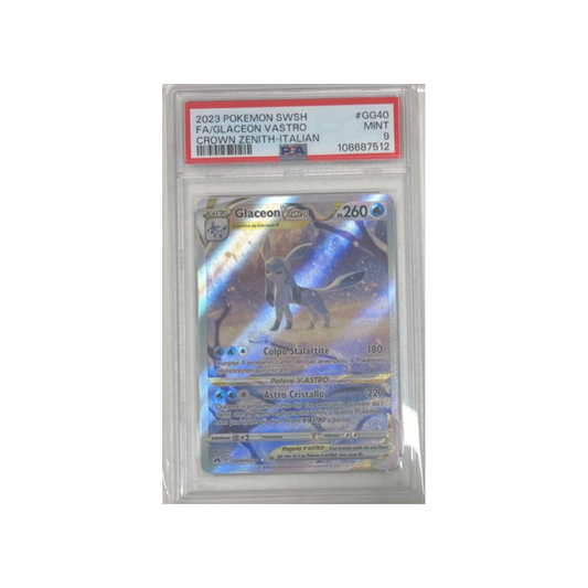 glaceon vastro gg40/gg70 zenit  - PSA 9- CARTA GRADATA ITA