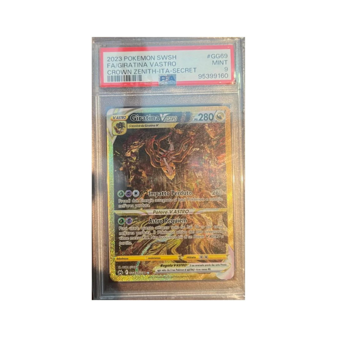Giratina VASTRO gg69/gg70 GOLD ZENIT - PSA 9 - CARTA GRADATA ITA