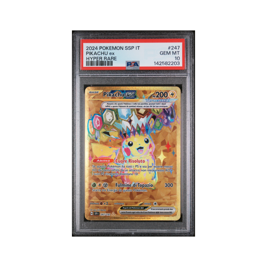 Pikachu ex-247/191-PSA 10- (ITA)