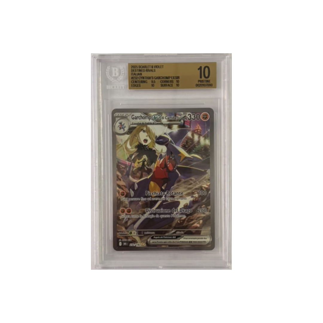 Garchomp Ex di Camilla 232/182- BGS 10- CARTA GRADATA ITA