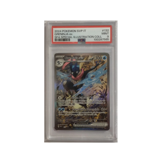 Greninja ex svp 132 promo segreto fiabesco- PSA 9- CARTA GRADATA ITA