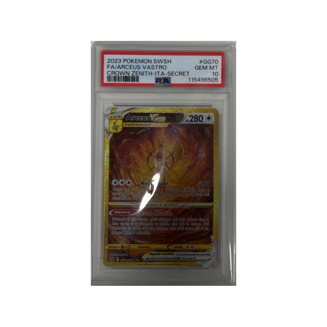 arceus vastro gg70/gg70 gold zenit (psa10)ita