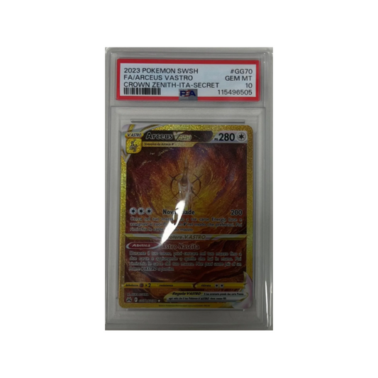 arceus vastro gg70/gg70 gold zenit (psa10)ita